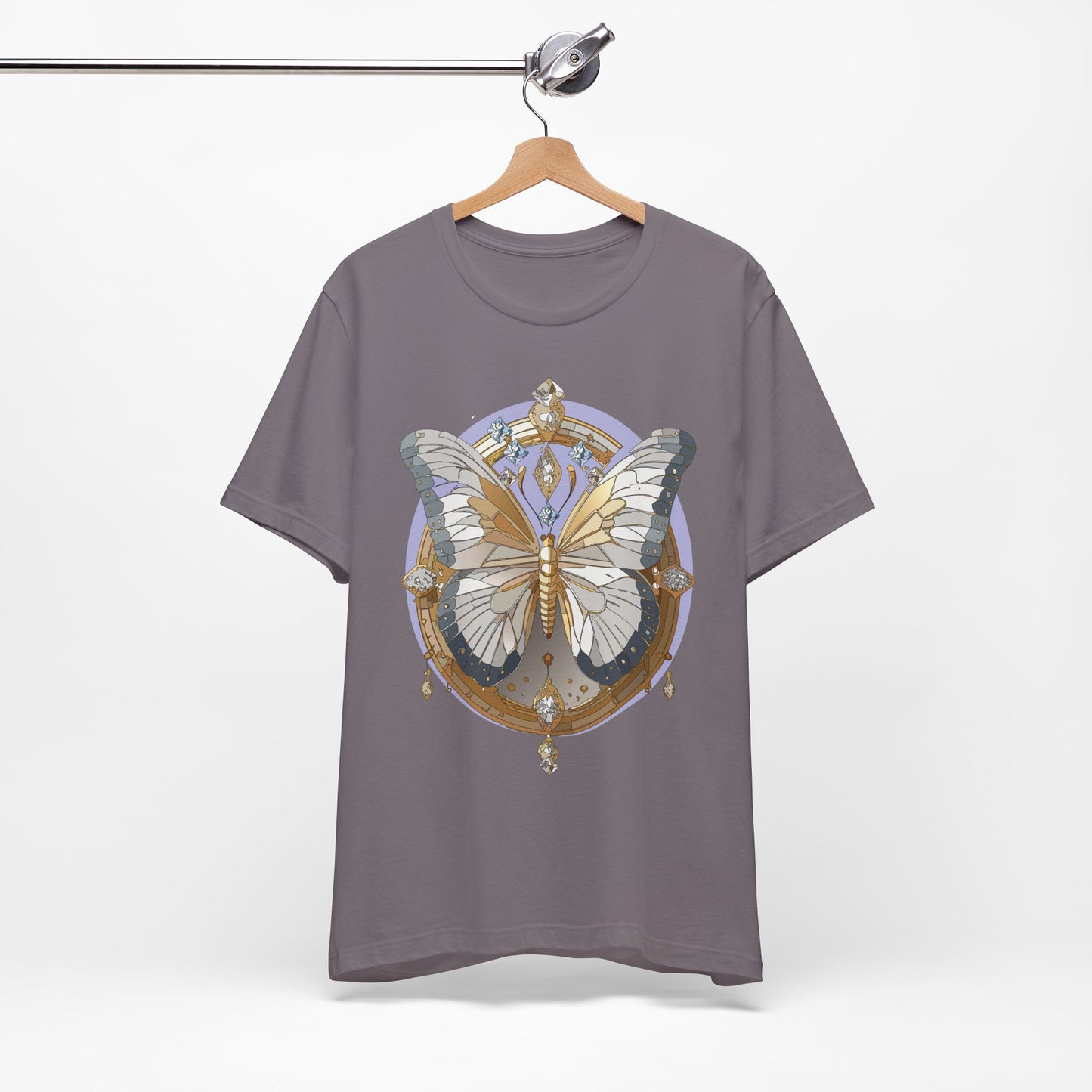 Butterfly Shirt, Shirt with Butterfly, Tee Shirt with Antique Butterfly