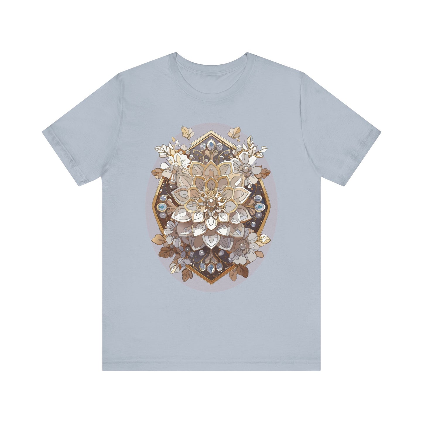 Floral Shirt, Flower Shirt, Tee Shirt with Antique Flower