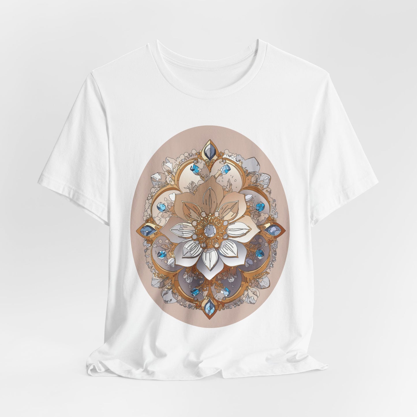 Floral Shirt, Flower Shirt, Tee Shirt with Antique Flower