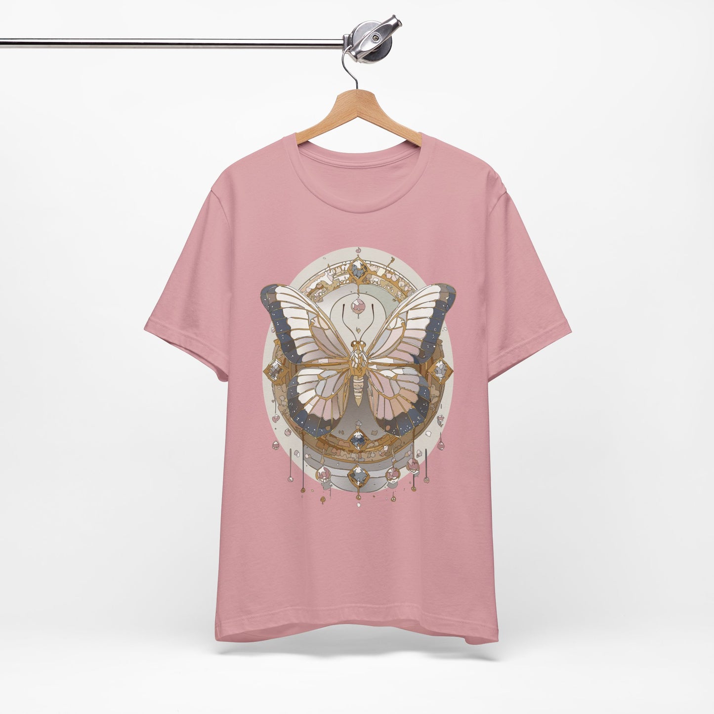 Butterfly Shirt, Shirt with Butterfly, Tee Shirt with Antique Butterfly