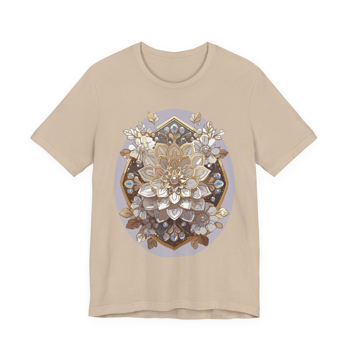 Floral Shirt, Flower Shirt, Tee Shirt with Antique Flower