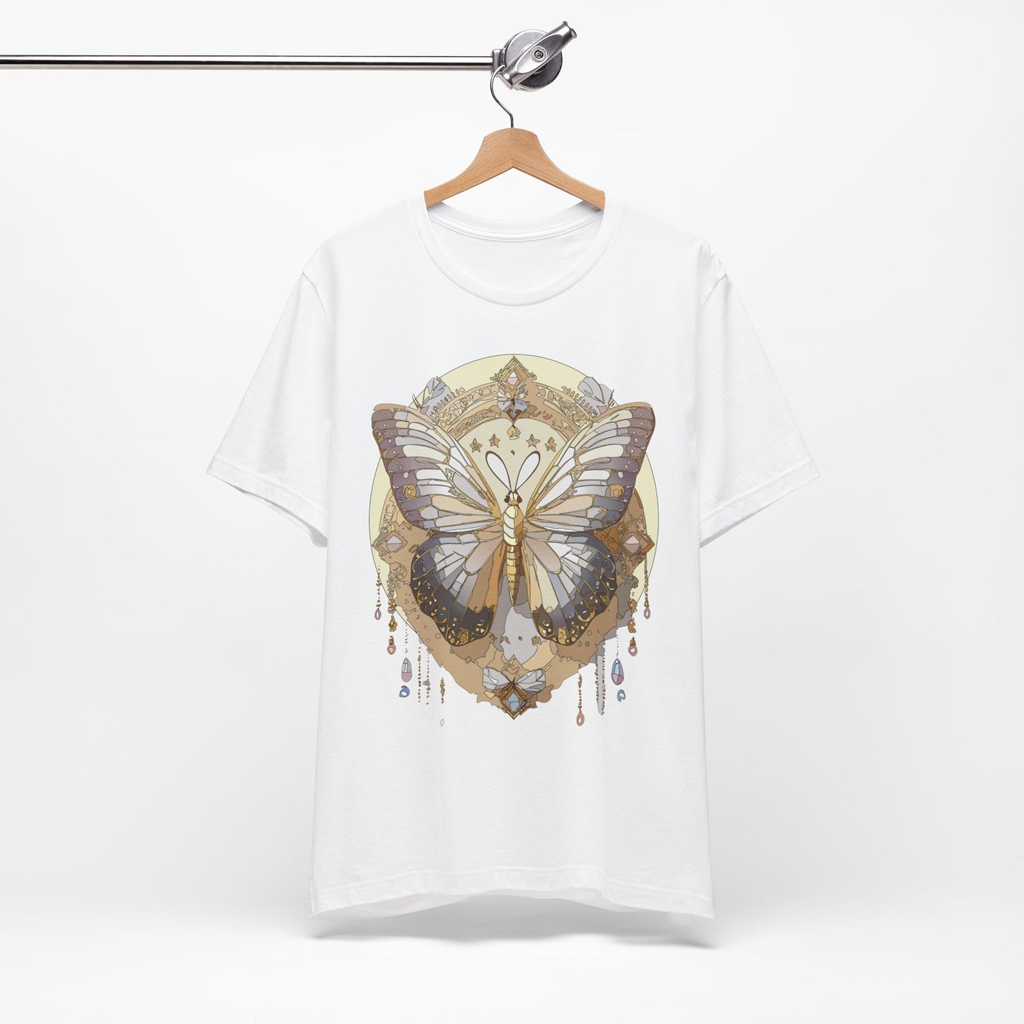 Butterfly Shirt, Shirt with Butterfly, Tee Shirt with Antique Butterfly