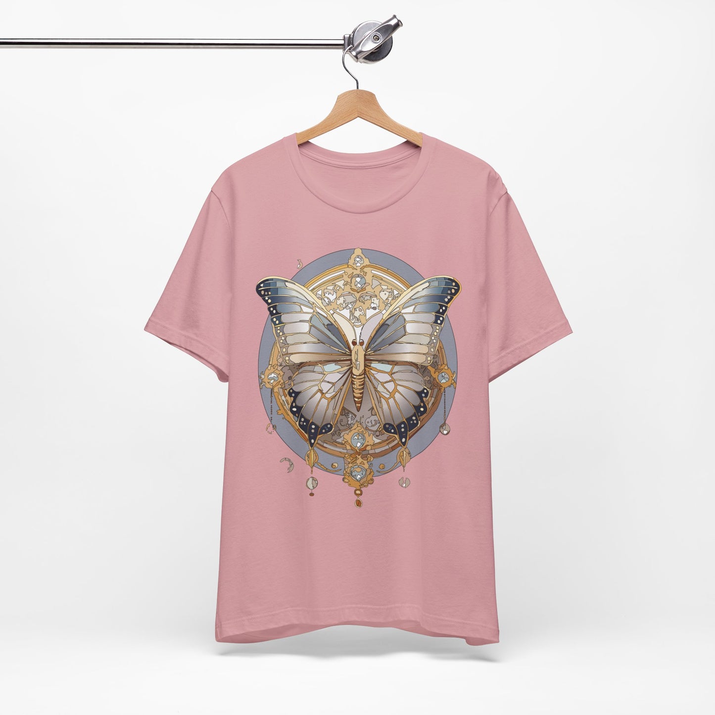 Butterfly Shirt, Shirt with Butterfly, Tee Shirt with Antique Butterfly