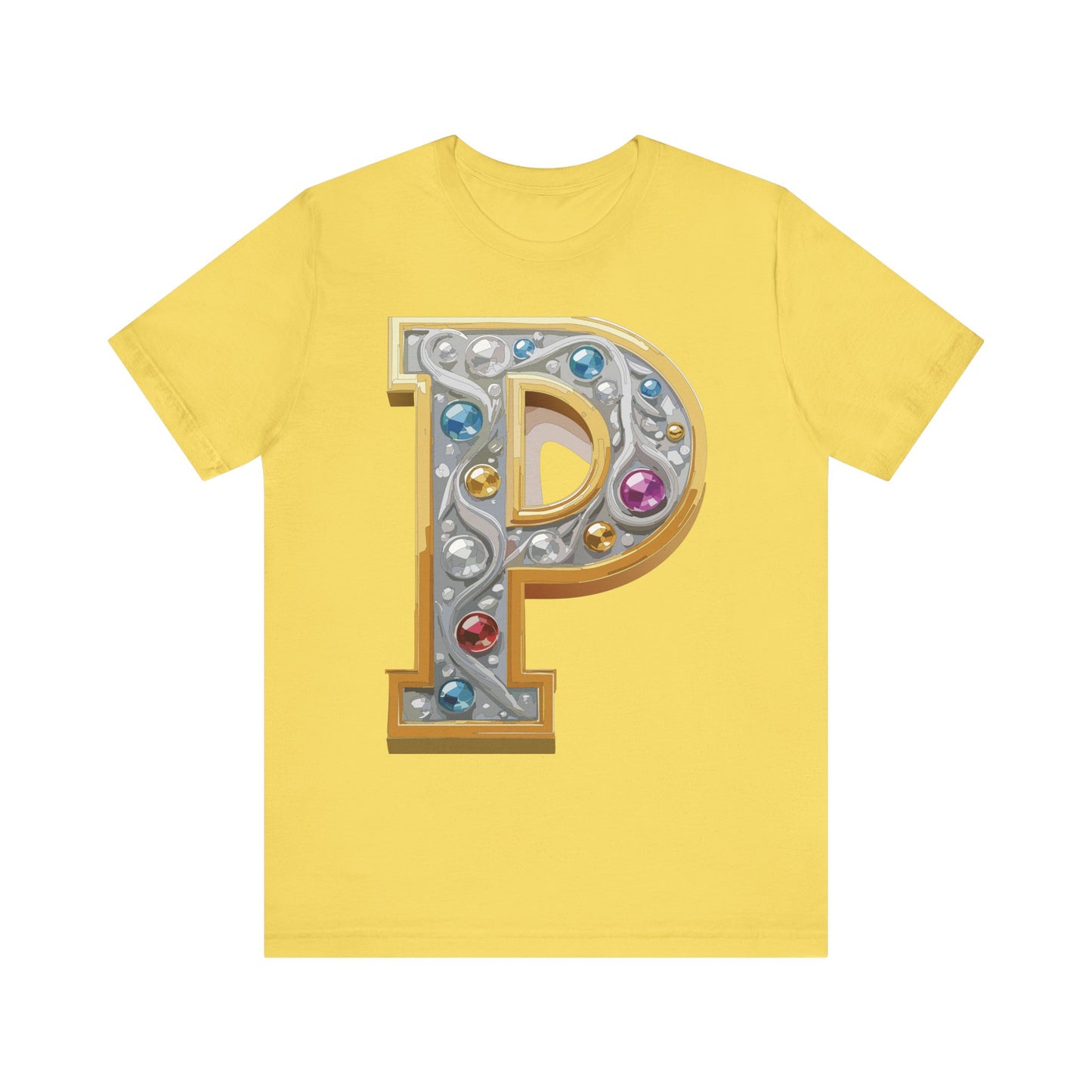 Letter Shirt, Shirt with Letters, Tee Shirt with Gold Letter, Shirt with Antique Letters