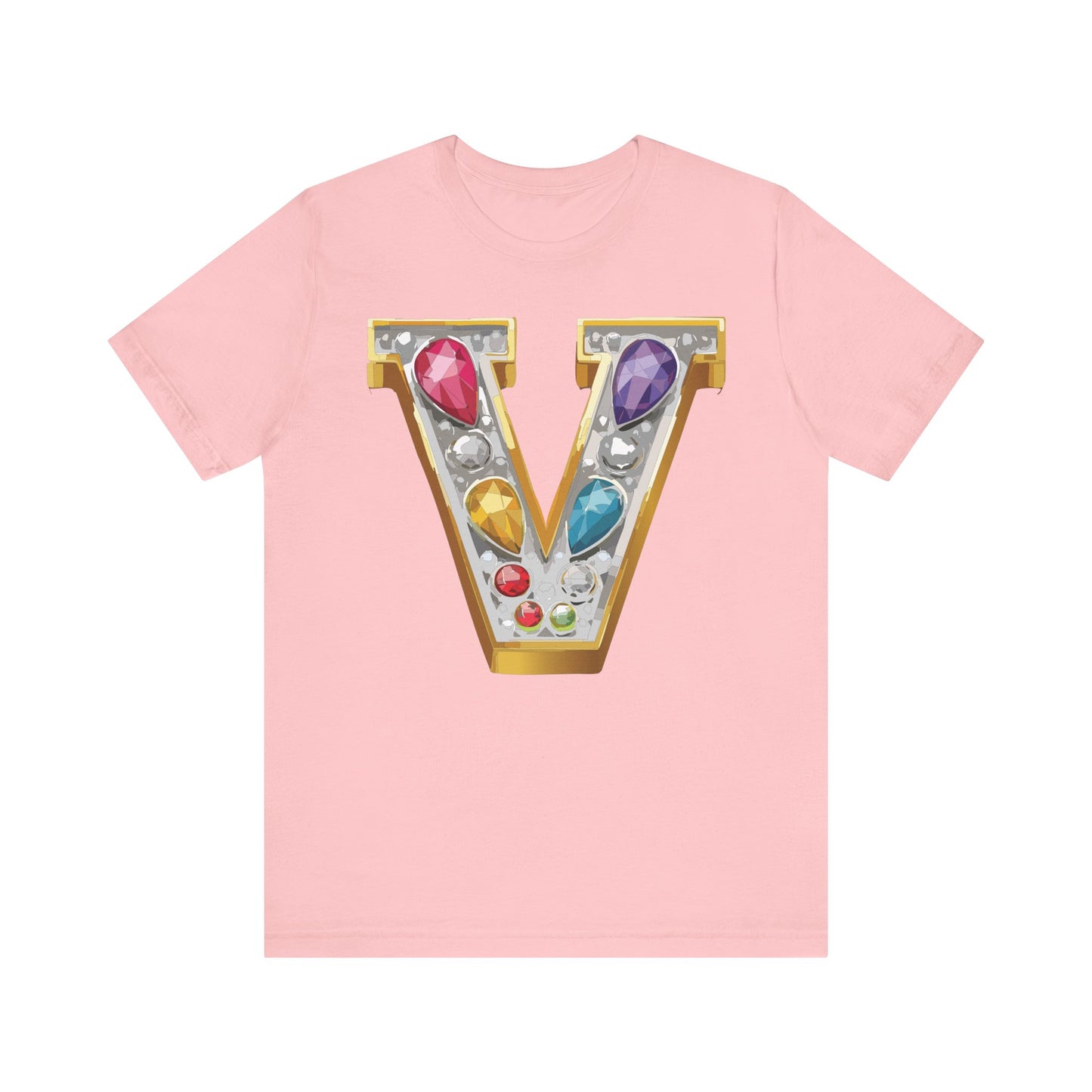 Letter Shirt, Shirt with Letters, Tee Shirt with Gold Letter, Shirt with Antique Letters