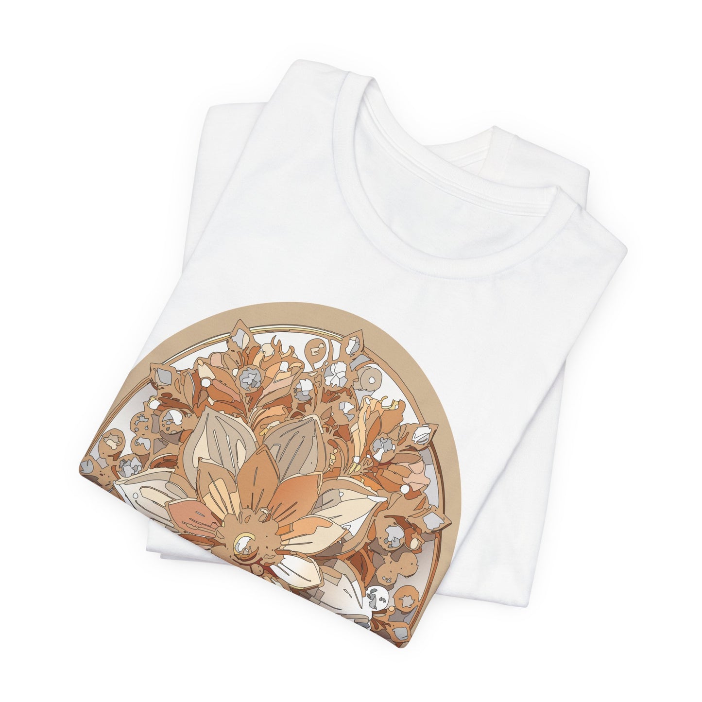 Floral Shirt, Flower Shirt, Tee Shirt with Antique Flower