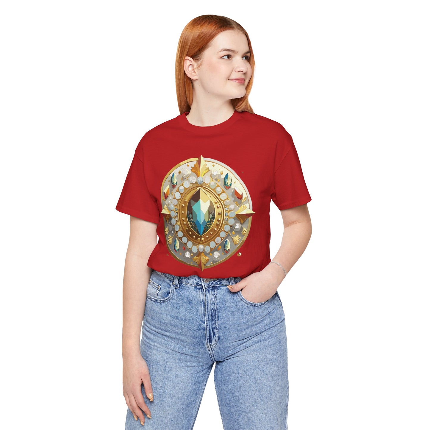 Medallion Shirt, Shirt with Medallion, Tee Shirt with Medal
