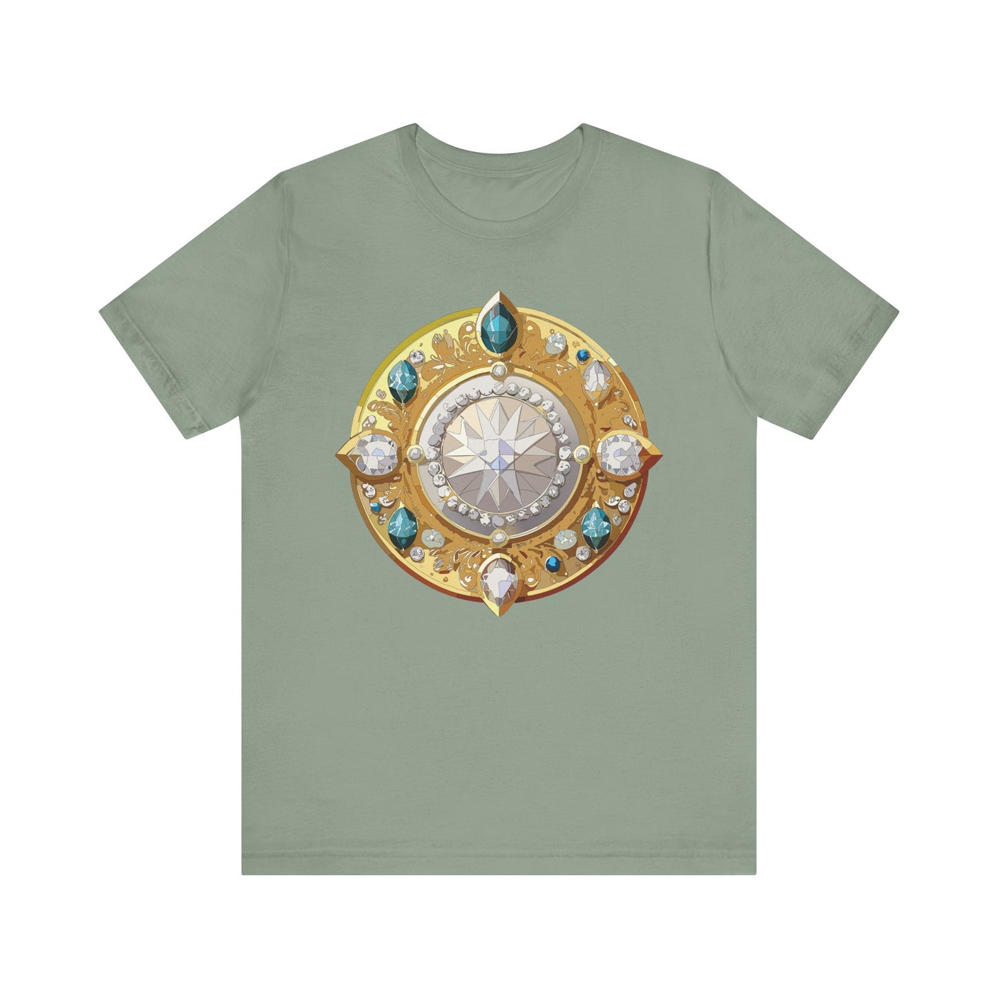 Medallion Shirt, Shirt with Medallion, Tee Shirt with Medal
