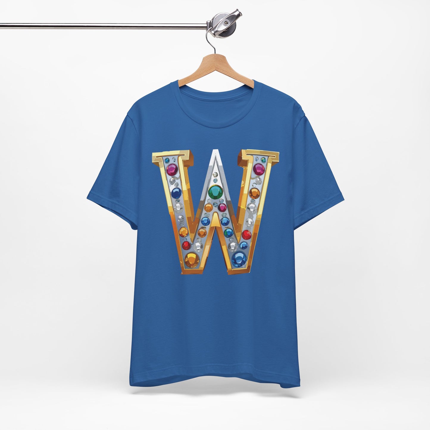Letter Shirt, Shirt with Letters, Tee Shirt with Gold Letter, Shirt with Antique Letters