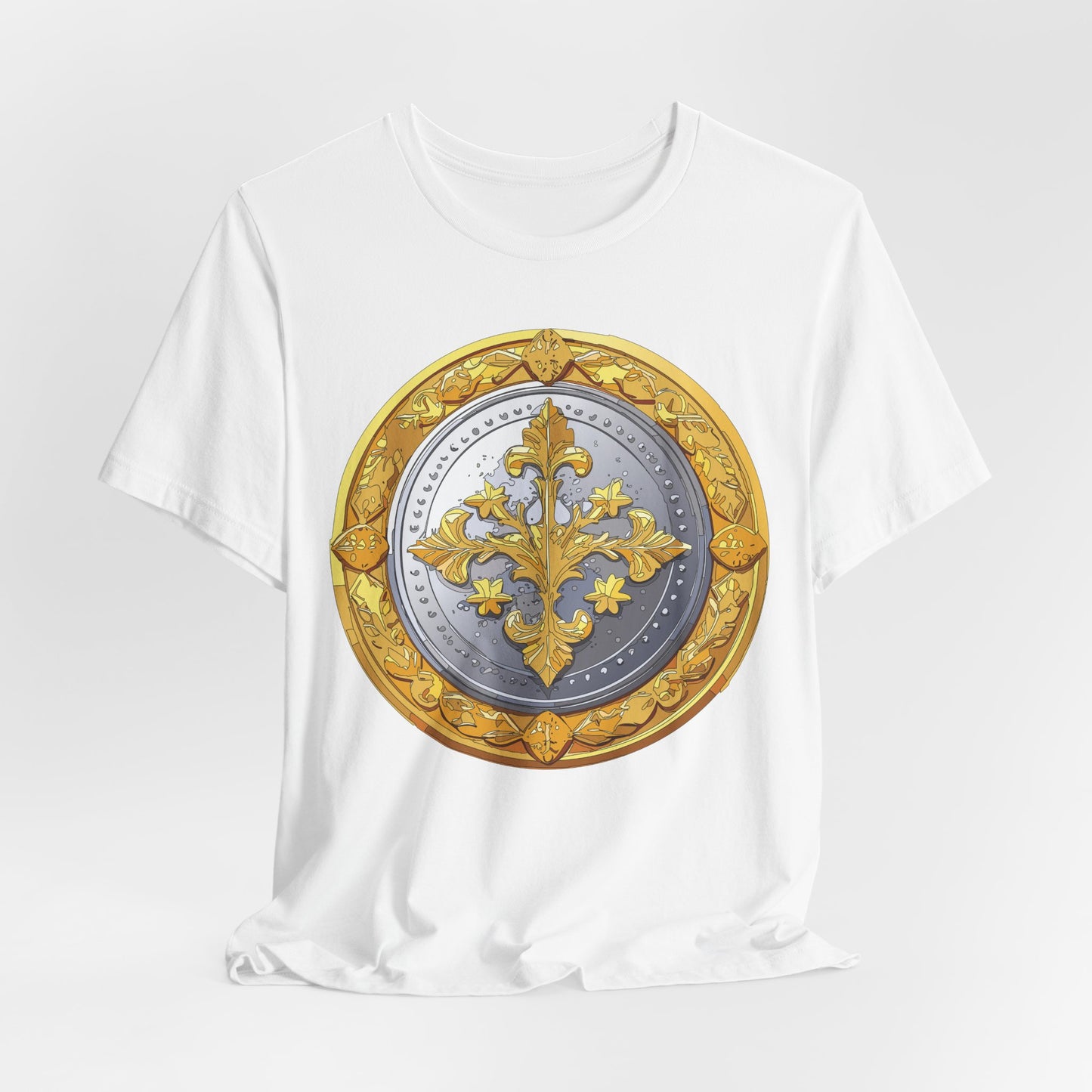 Coin Shirt, Shirt with Coin, Tee Shirt with Gold Coin, Shirt with Antique Coin