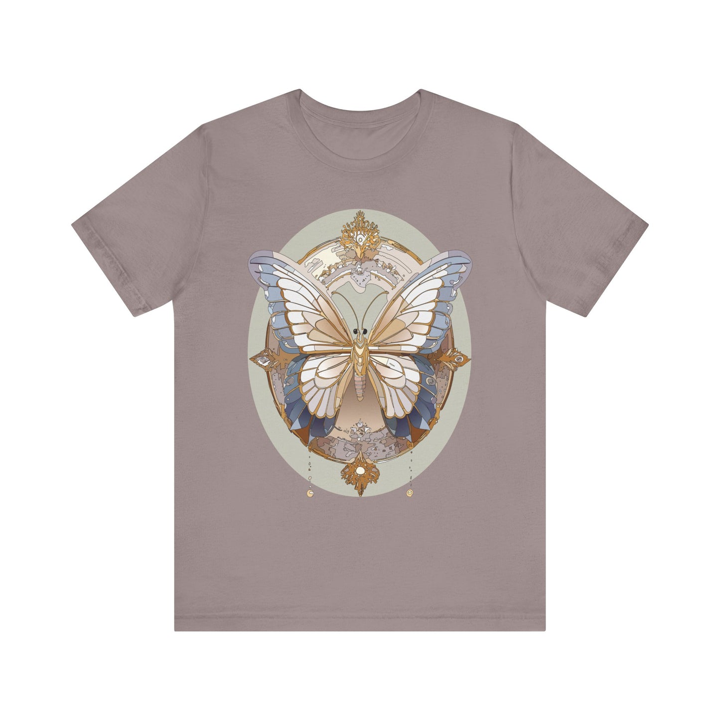 Butterfly Shirt, Shirt with Butterfly, Tee Shirt with Antique Butterfly