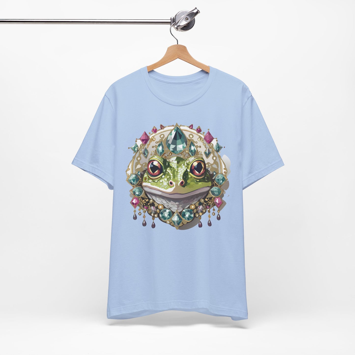 Animal Shirt, Shirt with Animal, Tee Shirt with Gold Animal Medal, Shirt with Antique Animal Medallion