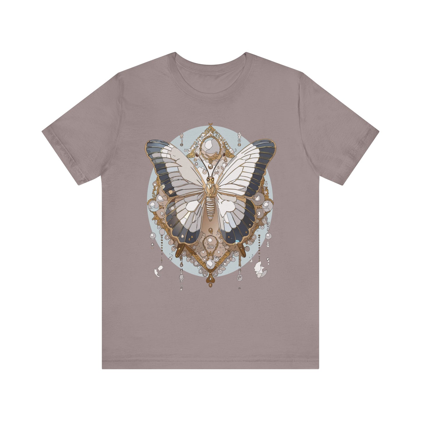Butterfly Shirt, Shirt with Butterfly, Tee Shirt with Antique Butterfly