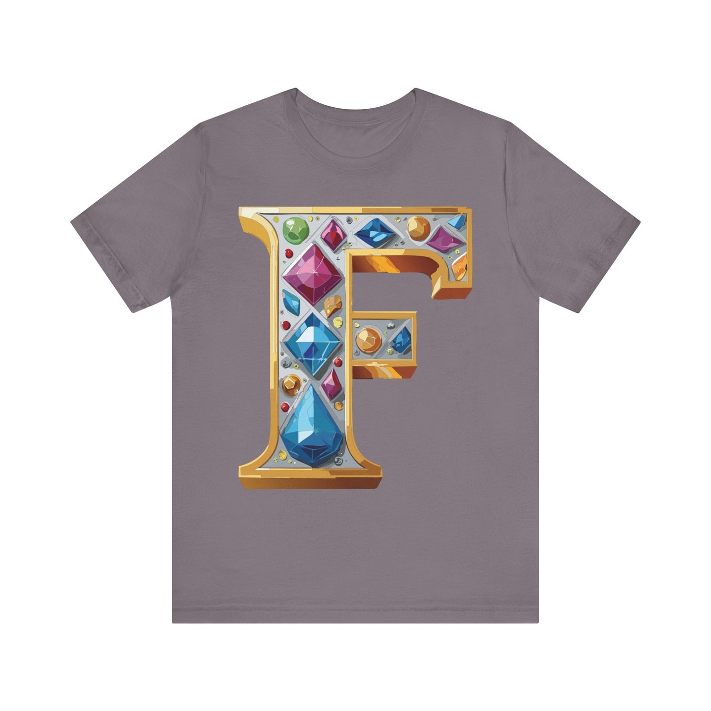 Letter Shirt, Shirt with Letters, Tee Shirt with Gold Letter, Shirt with Antique Letters