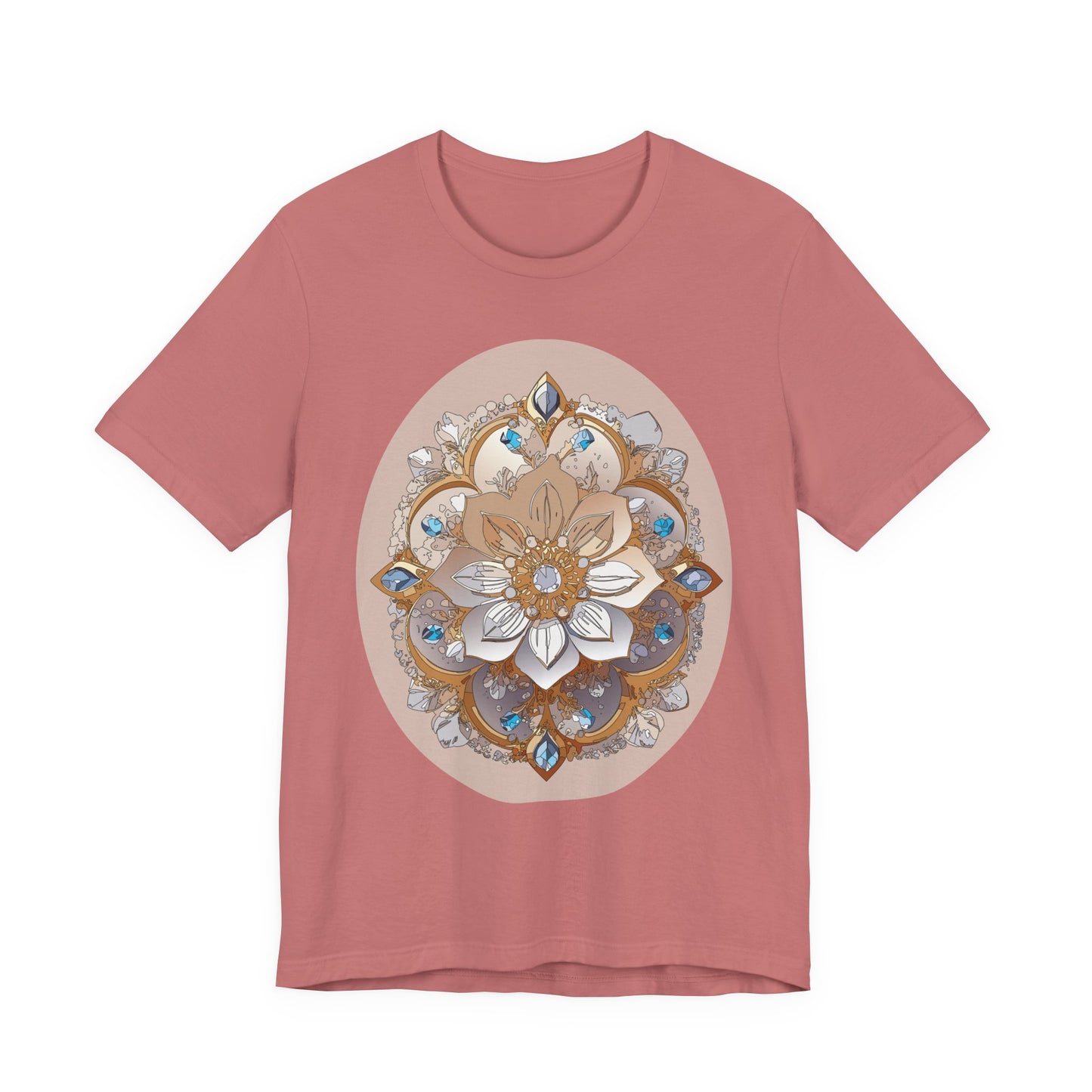 Floral Shirt, Flower Shirt, Tee Shirt with Antique Flower