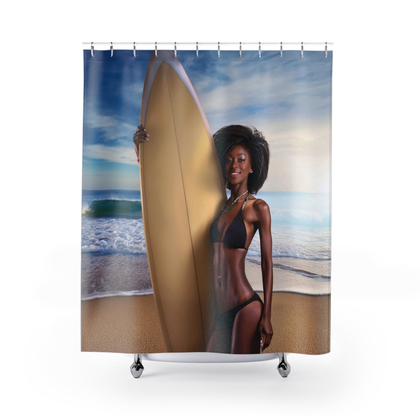 Woman Shower Curtain