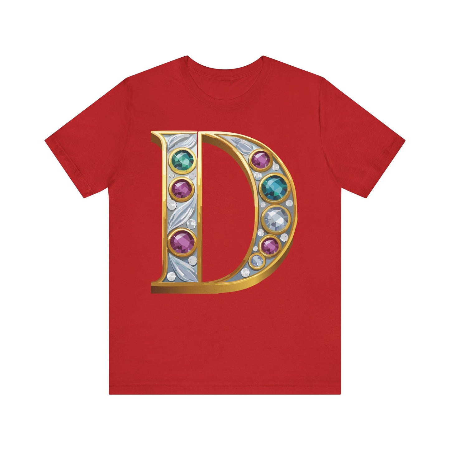 Letter Shirt, Shirt with Letters, Tee Shirt with Gold Letter, Shirt with Antique Letters