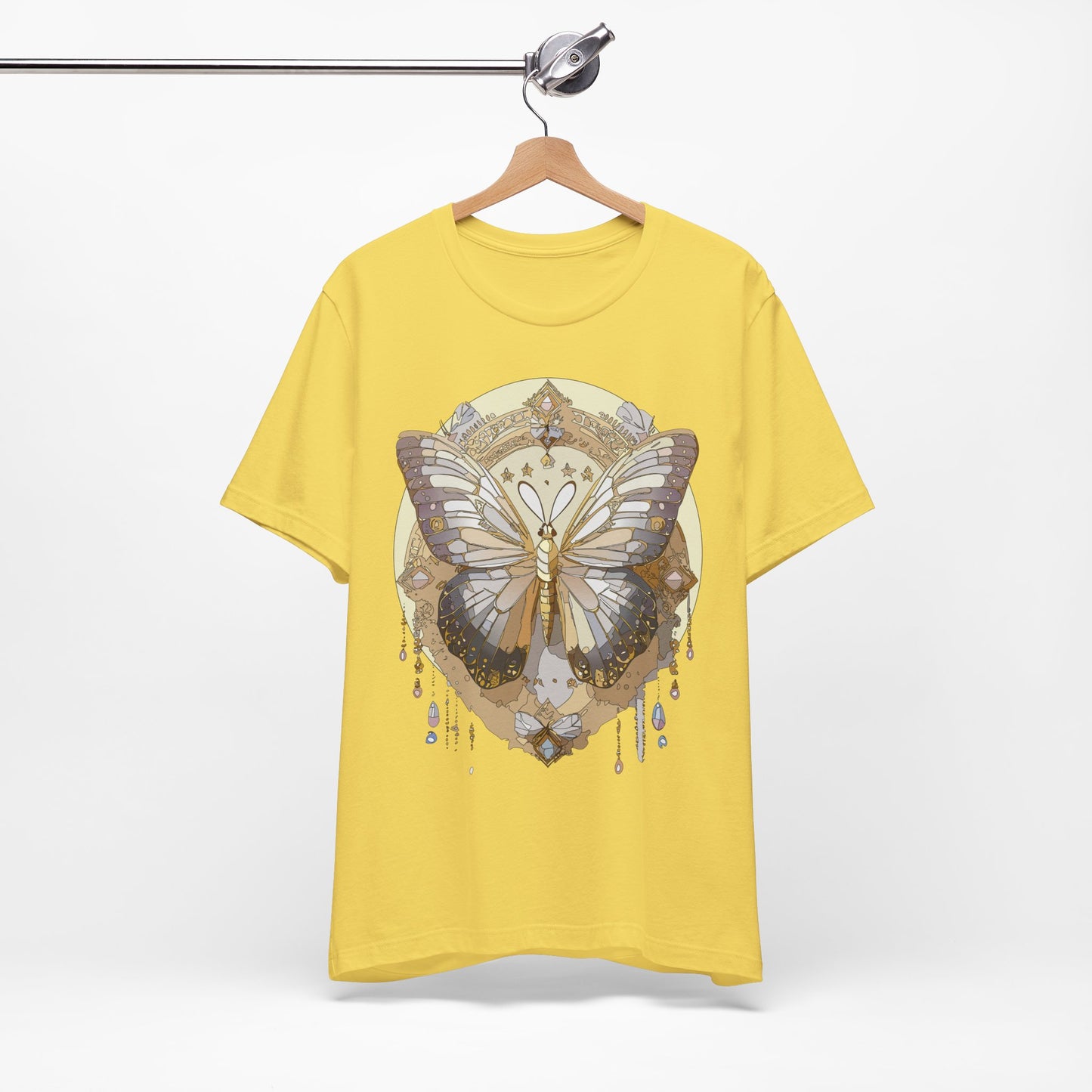 Butterfly Shirt, Shirt with Butterfly, Tee Shirt with Antique Butterfly