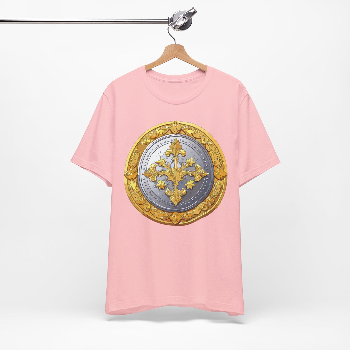 Coin Shirt, Shirt with Coin, Tee Shirt with Gold Coin, Shirt with Antique Coin