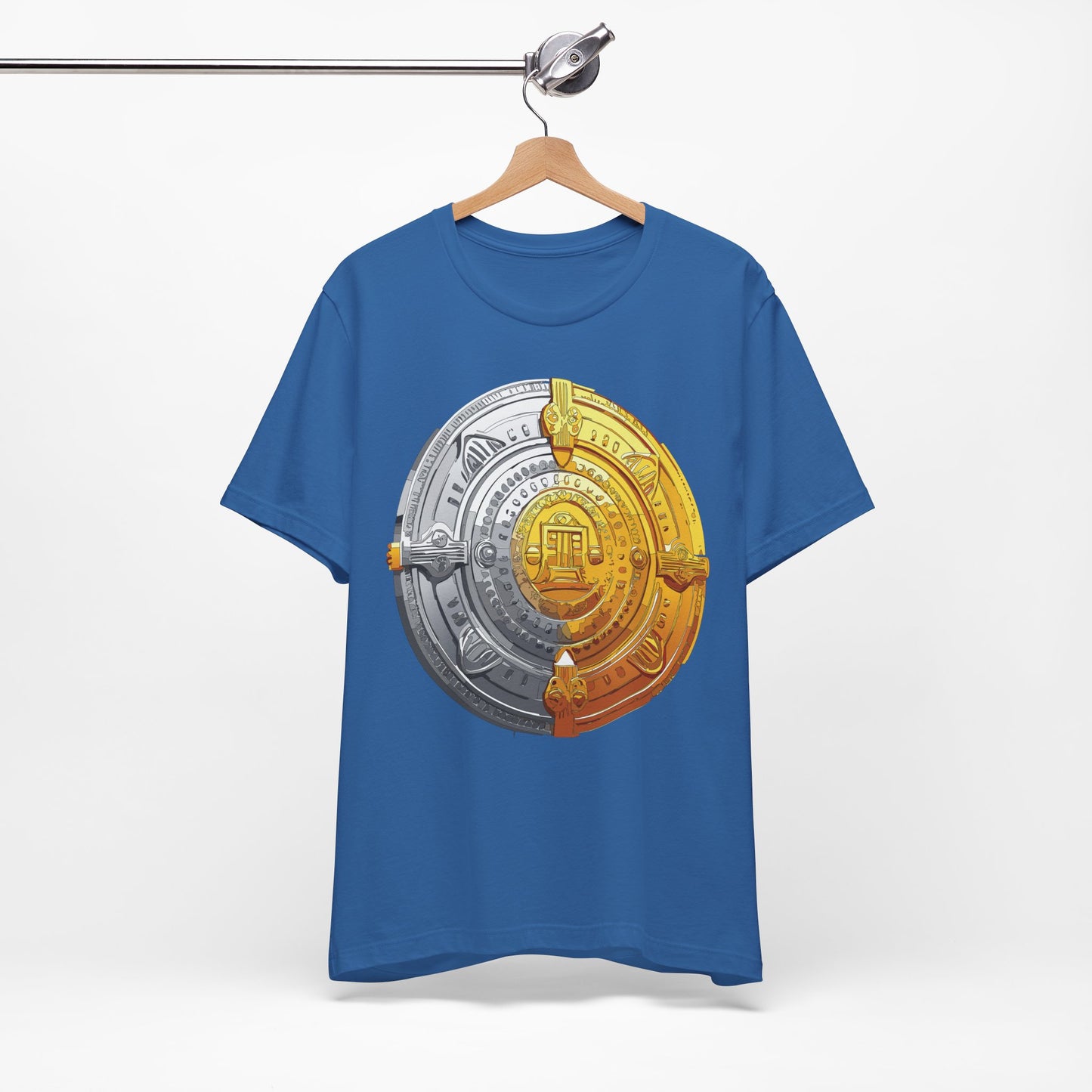 Coin Shirt, Shirt with Coin, Tee Shirt with Gold Coin, Shirt with Antique Coin