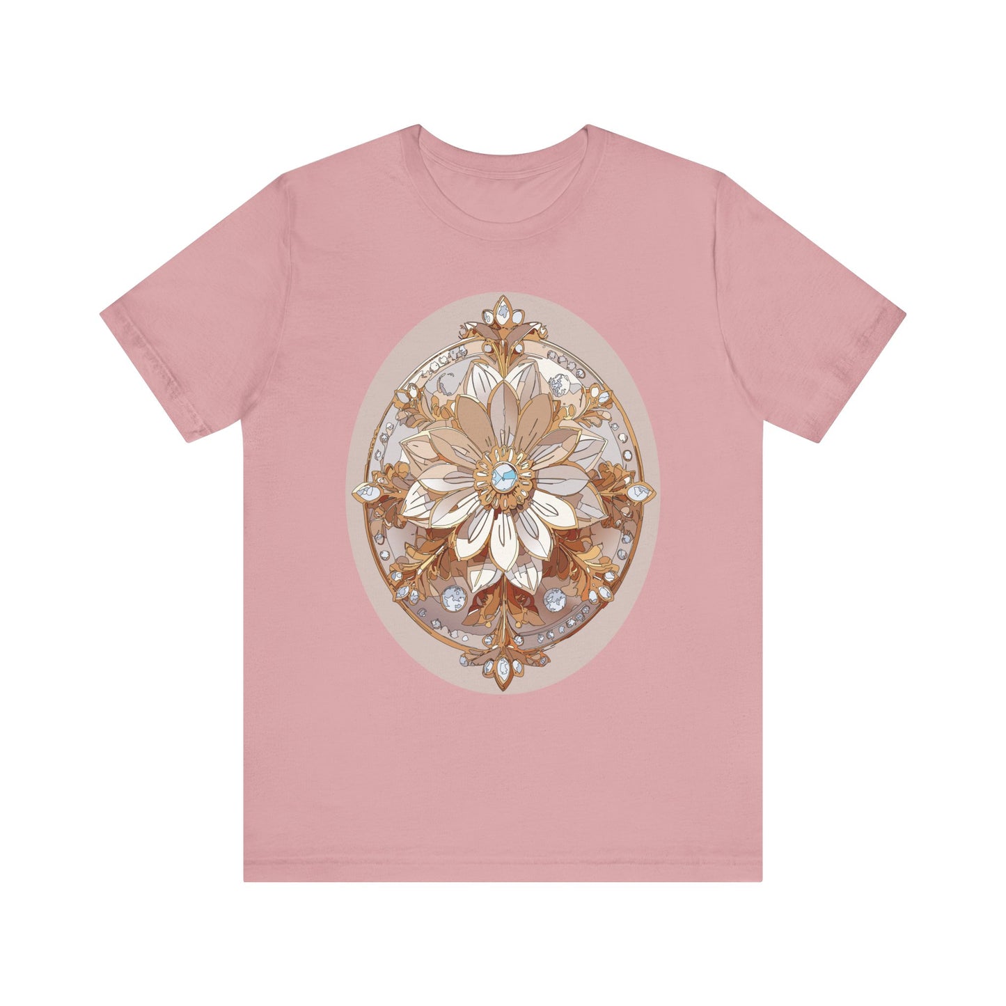 Floral Shirt, Flower Shirt, Tee Shirt with Antique Flower