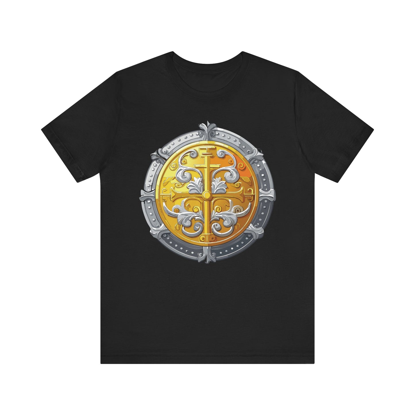 Coin Shirt, Shirt with Coin, Tee Shirt with Gold Coin, Shirt with Antique Coin