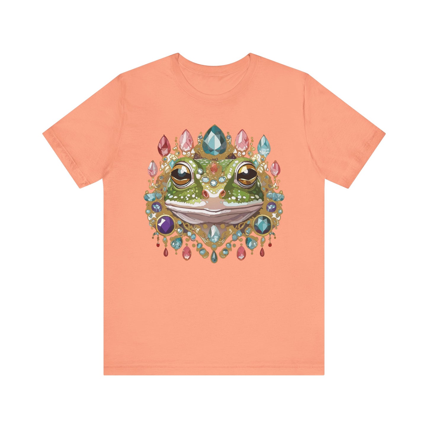 Animal Shirt, Shirt with Animal, Tee Shirt with Gold Animal Medal, Shirt with Antique Animal Medallion
