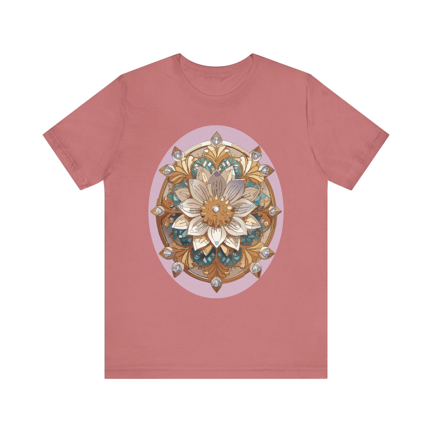 Floral Shirt, Flower Shirt, Tee Shirt with Antique Flower