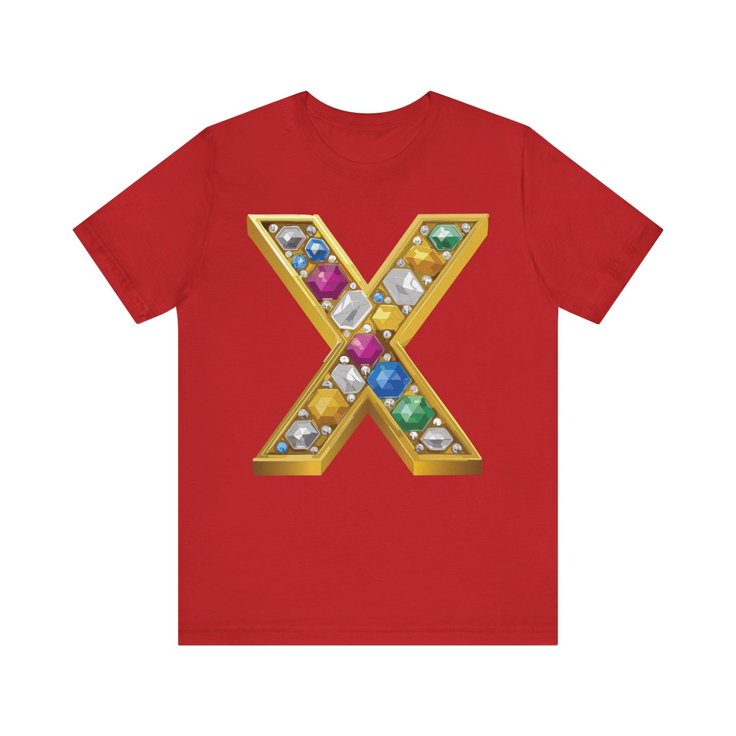 Letter Shirt, Shirt with Letters, Tee Shirt with Gold Letter, Shirt with Antique Letters