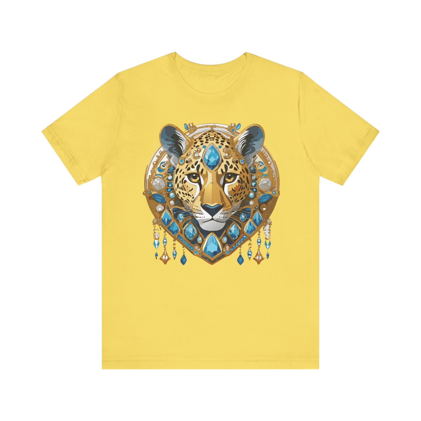 Animal Shirt, Shirt with Animal, Tee Shirt with Gold Animal Medal, Shirt with Antique Animal Medallion