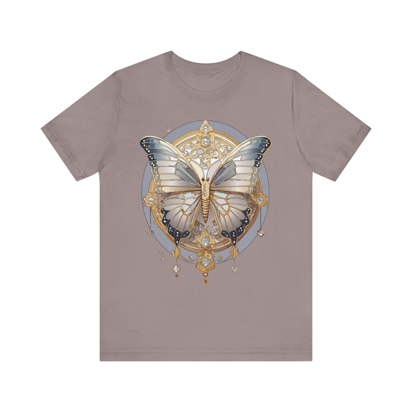 Butterfly Shirt, Shirt with Butterfly, Tee Shirt with Antique Butterfly