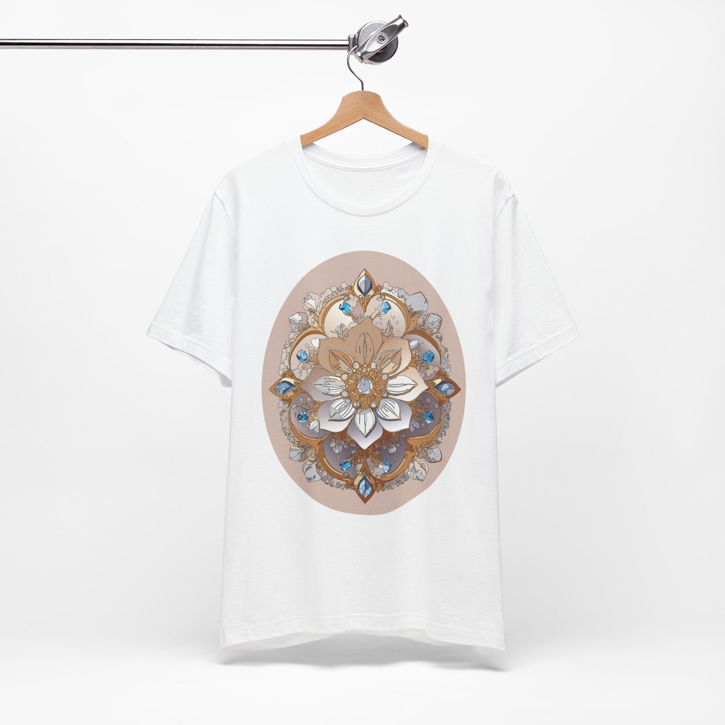 Floral Shirt, Flower Shirt, Tee Shirt with Antique Flower