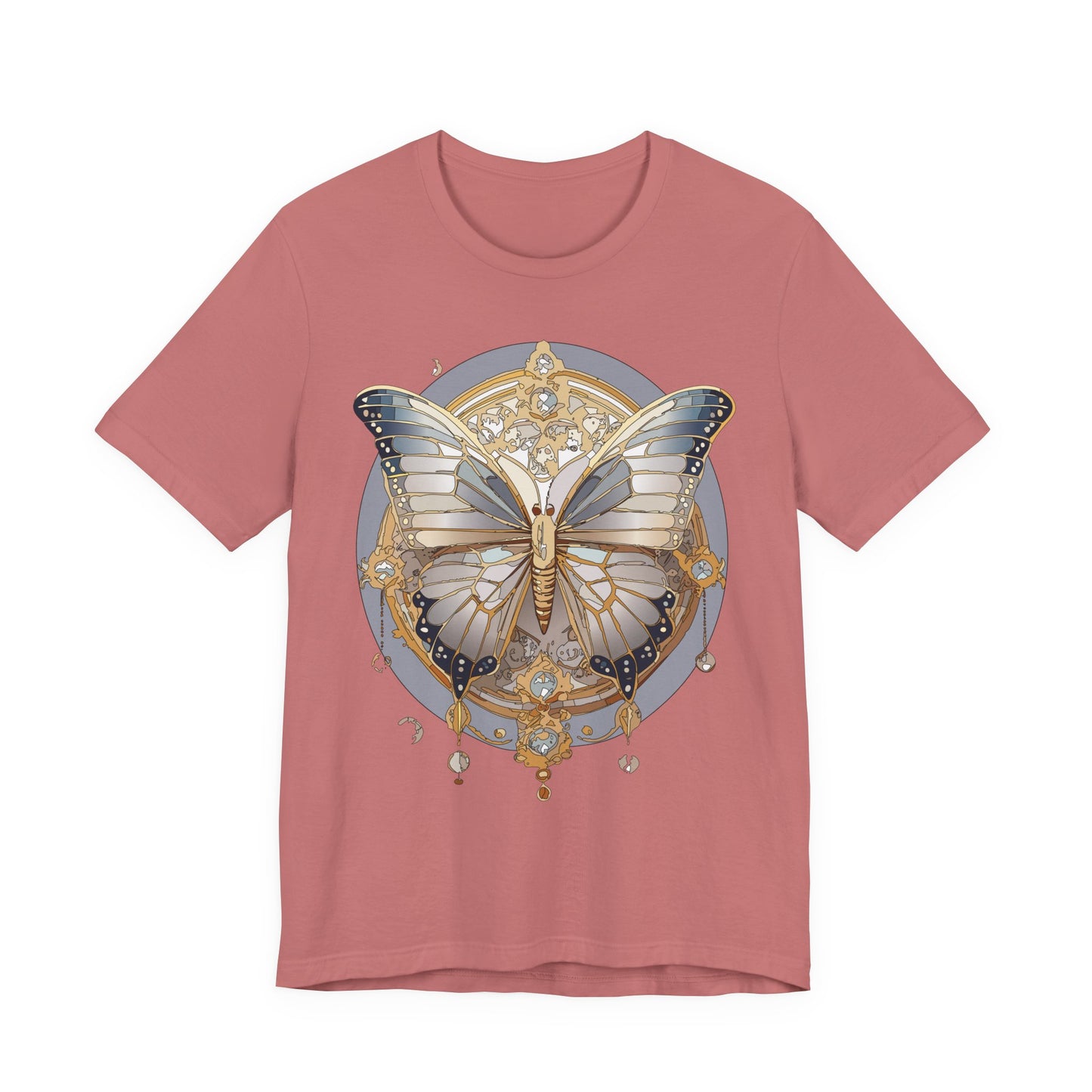 Butterfly Shirt, Shirt with Butterfly, Tee Shirt with Antique Butterfly
