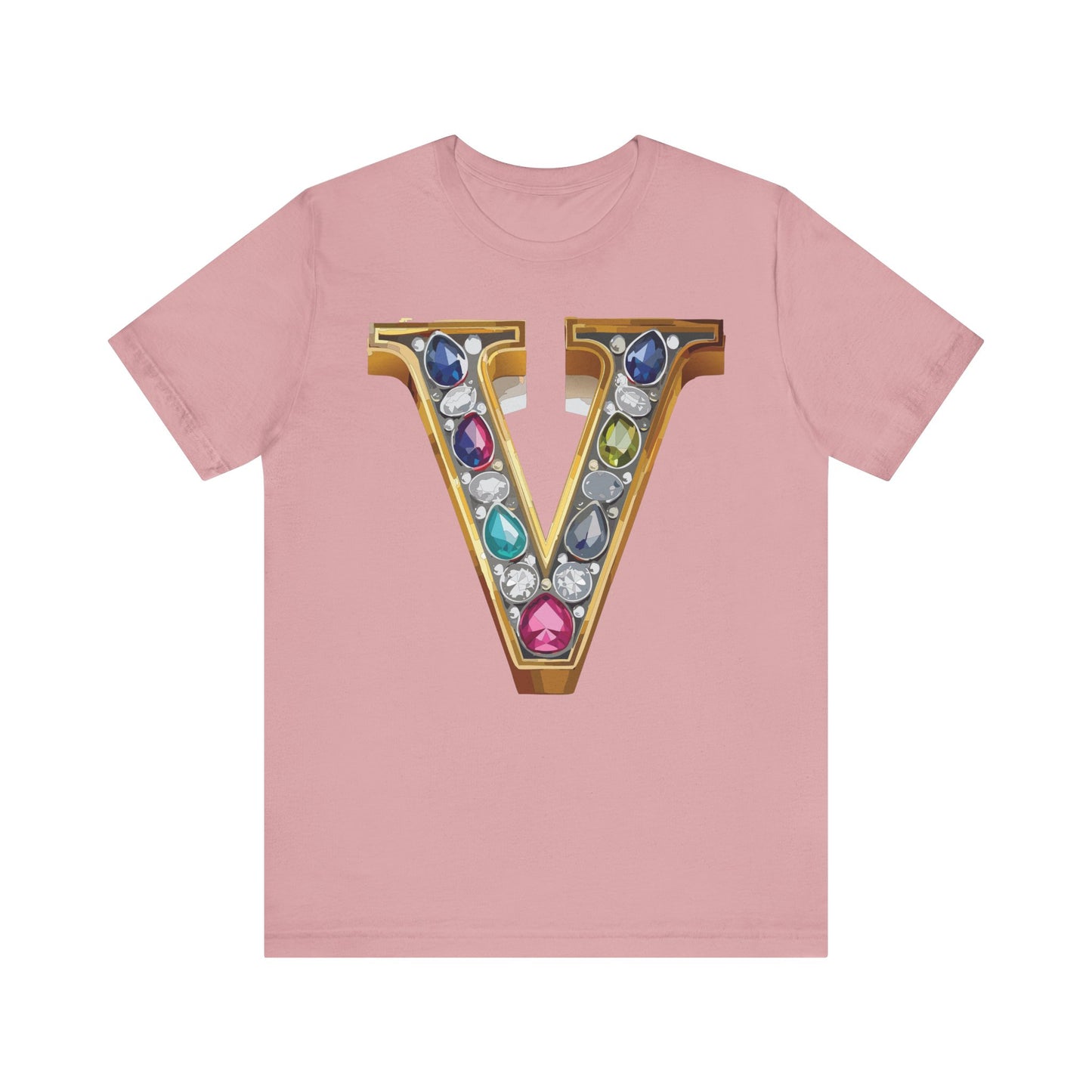 Letter Shirt, Shirt with Letters, Tee Shirt with Gold Letter, Shirt with Antique Letters