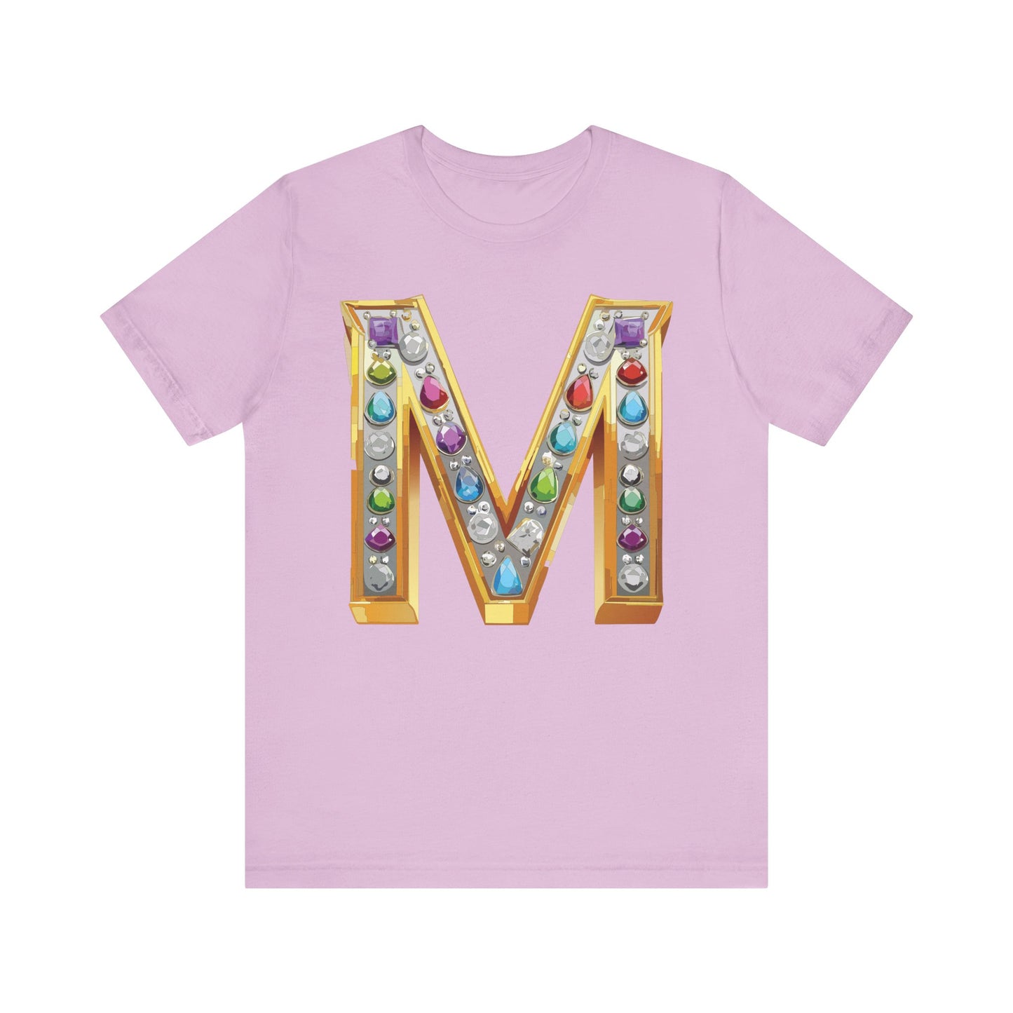 Letter Shirt, Shirt with Letters, Tee Shirt with Gold Letter, Shirt with Antique Letters