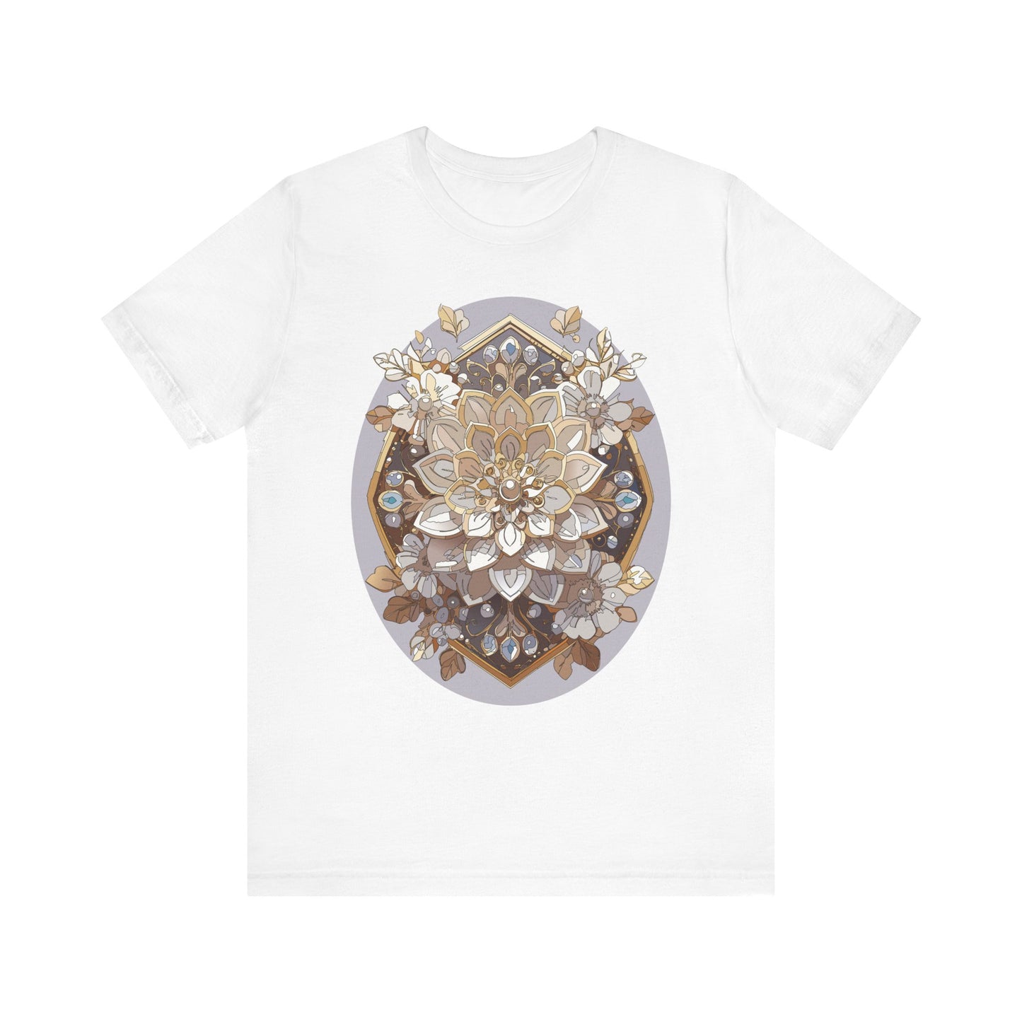 Floral Shirt, Flower Shirt, Tee Shirt with Antique Flower