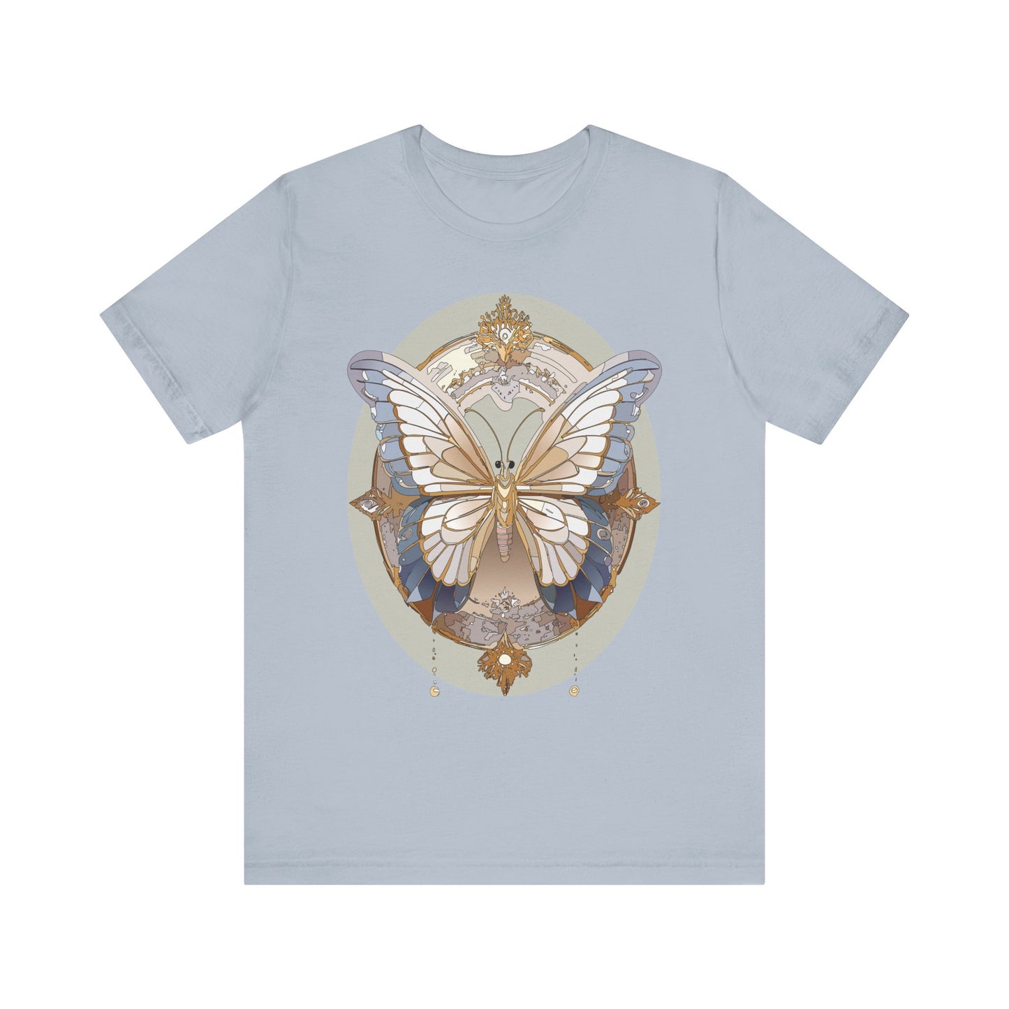 Butterfly Shirt, Shirt with Butterfly, Tee Shirt with Antique Butterfly