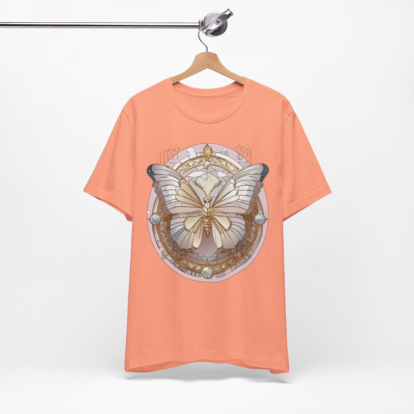 Butterfly Shirt, Shirt with Butterfly, Tee Shirt with Antique Butterfly