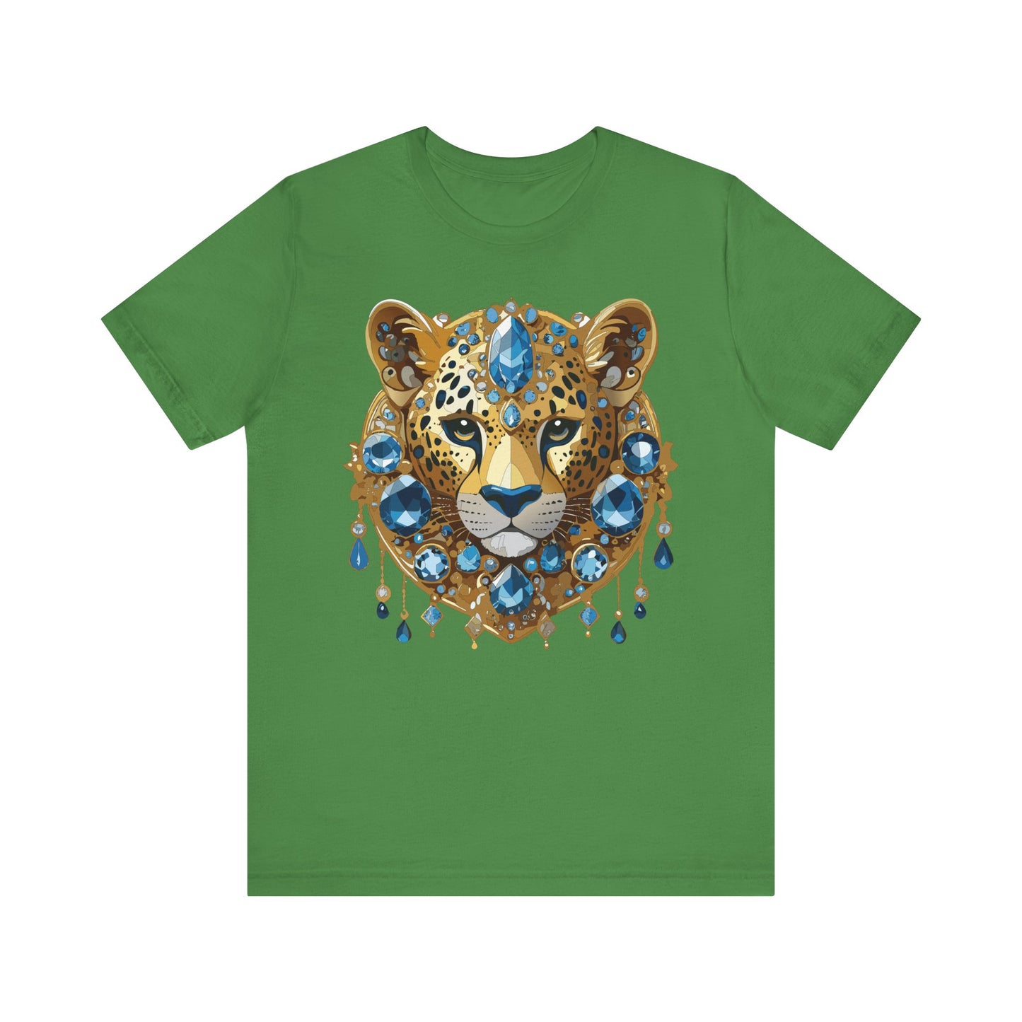 Animal Shirt, Shirt with Animal, Tee Shirt with Gold Animal Medal, Shirt with Antique Animal Medallion