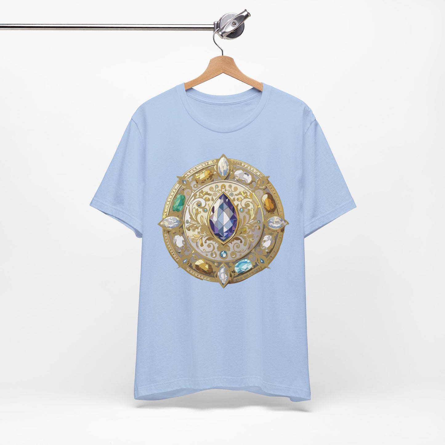 Medallion Shirt, Shirt with Medallion, Tee Shirt with Medal