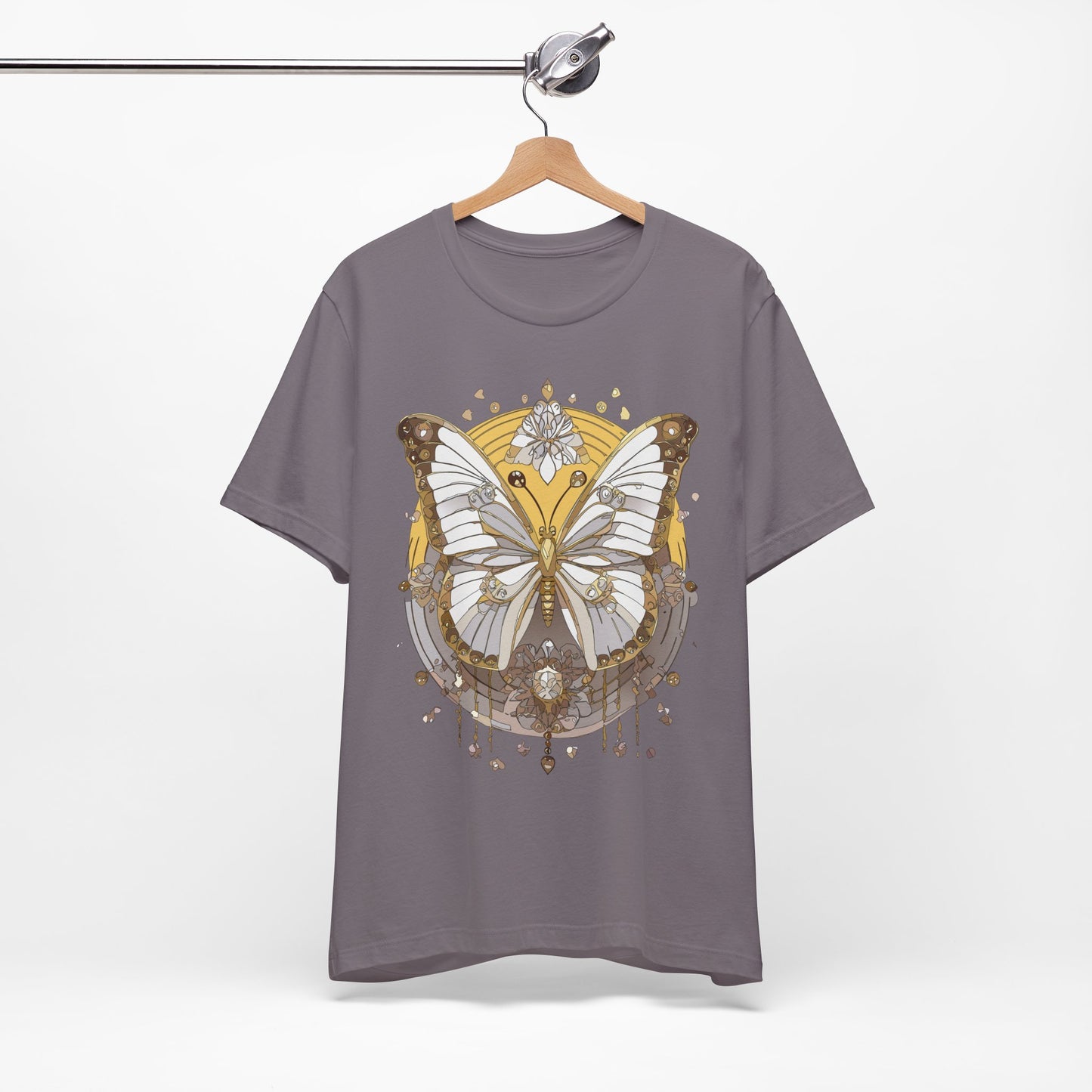 Butterfly Shirt, Shirt with Butterfly, Tee Shirt with Antique Butterfly