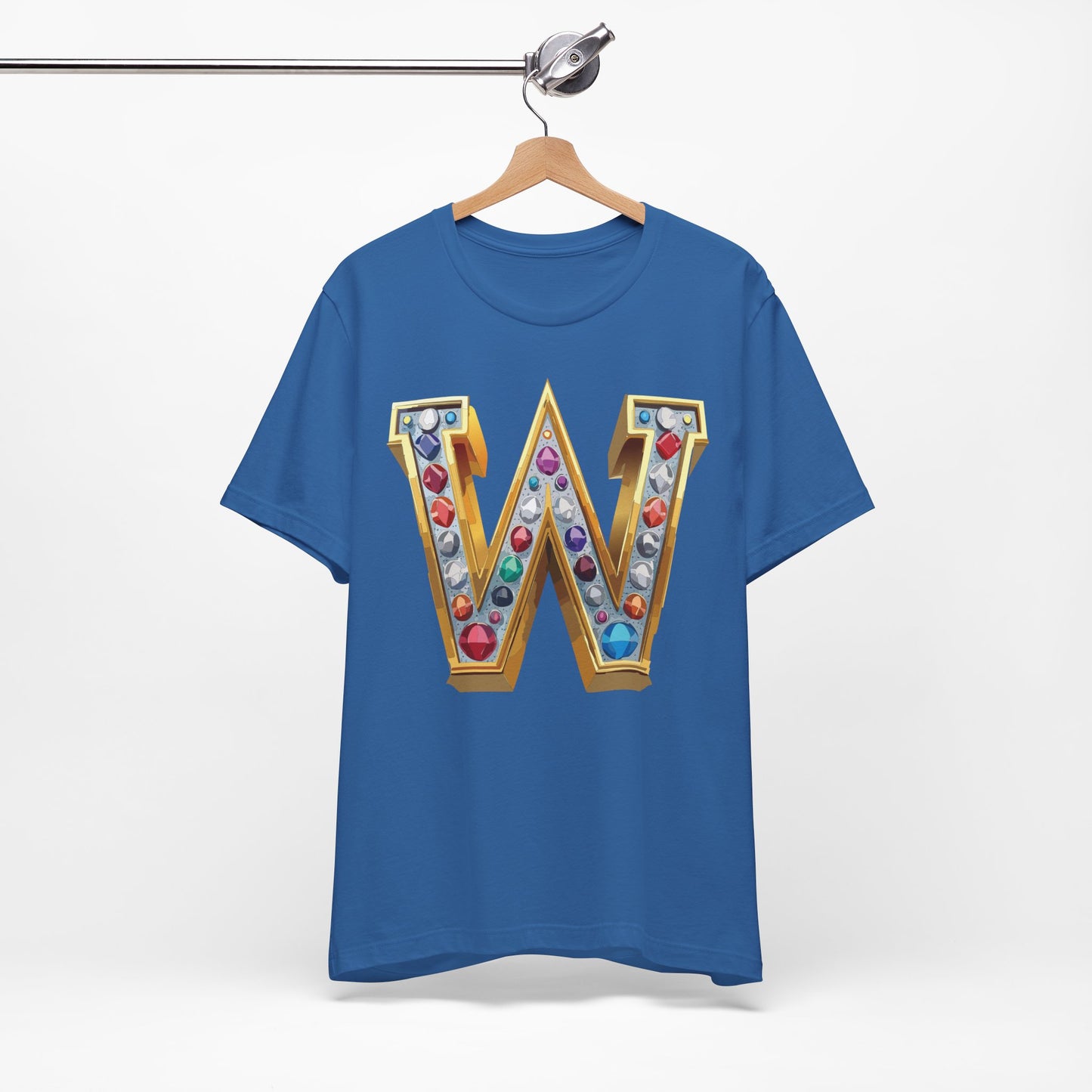 Letter Shirt, Shirt with Letters, Tee Shirt with Gold Letter, Shirt with Antique Letters