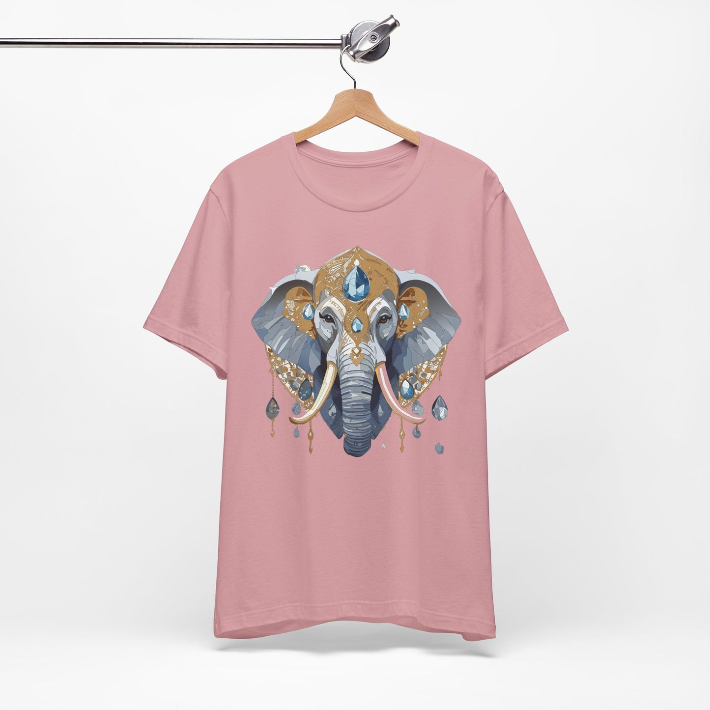 Animal Shirt, Shirt with Animal, Tee Shirt with Gold Animal Medal, Shirt with Antique Animal Medallion
