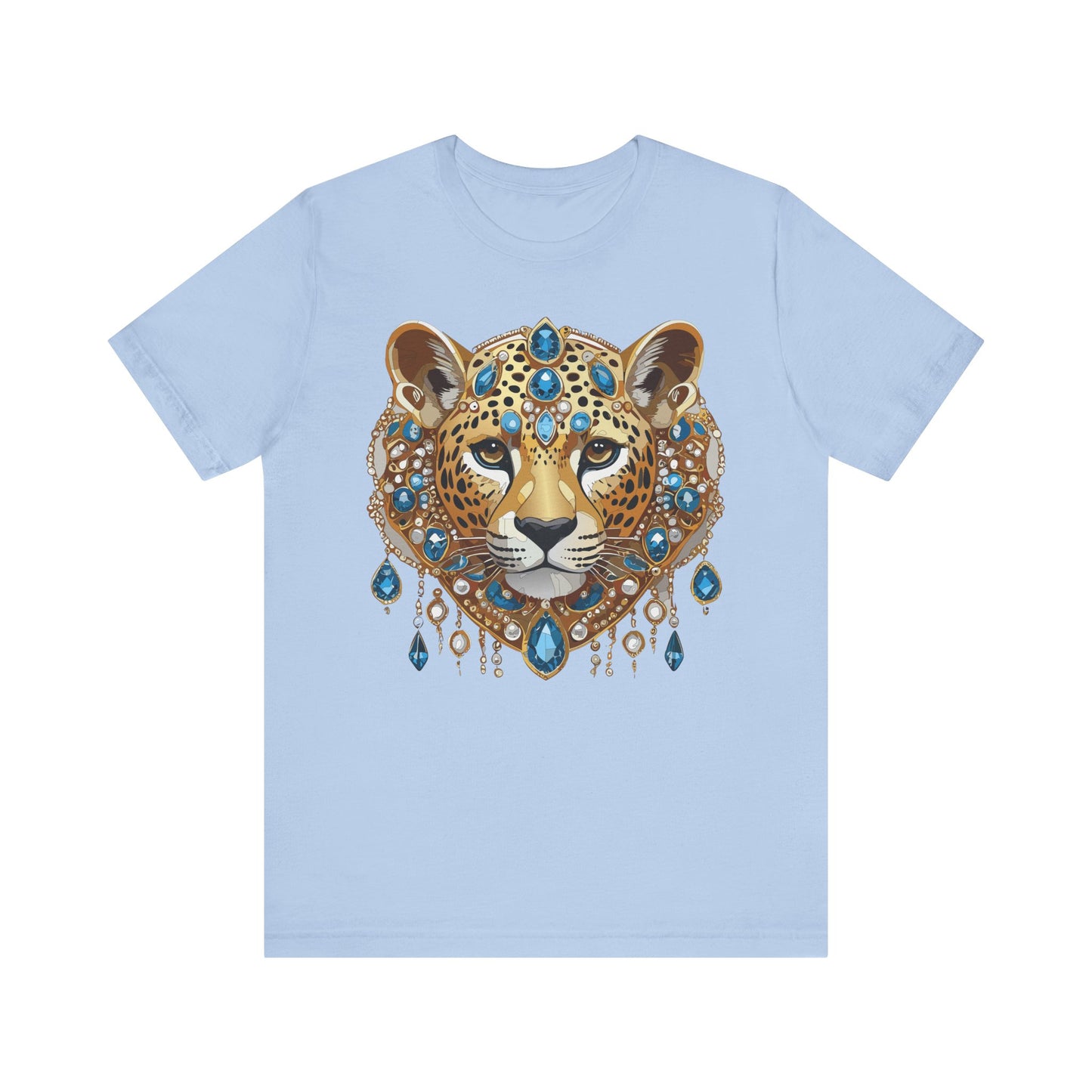 Animal Shirt, Shirt with Animal, Tee Shirt with Gold Animal Medal, Shirt with Antique Animal Medallion
