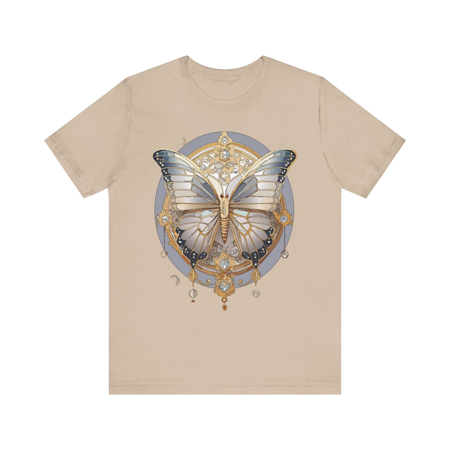 Butterfly Shirt, Shirt with Butterfly, Tee Shirt with Antique Butterfly