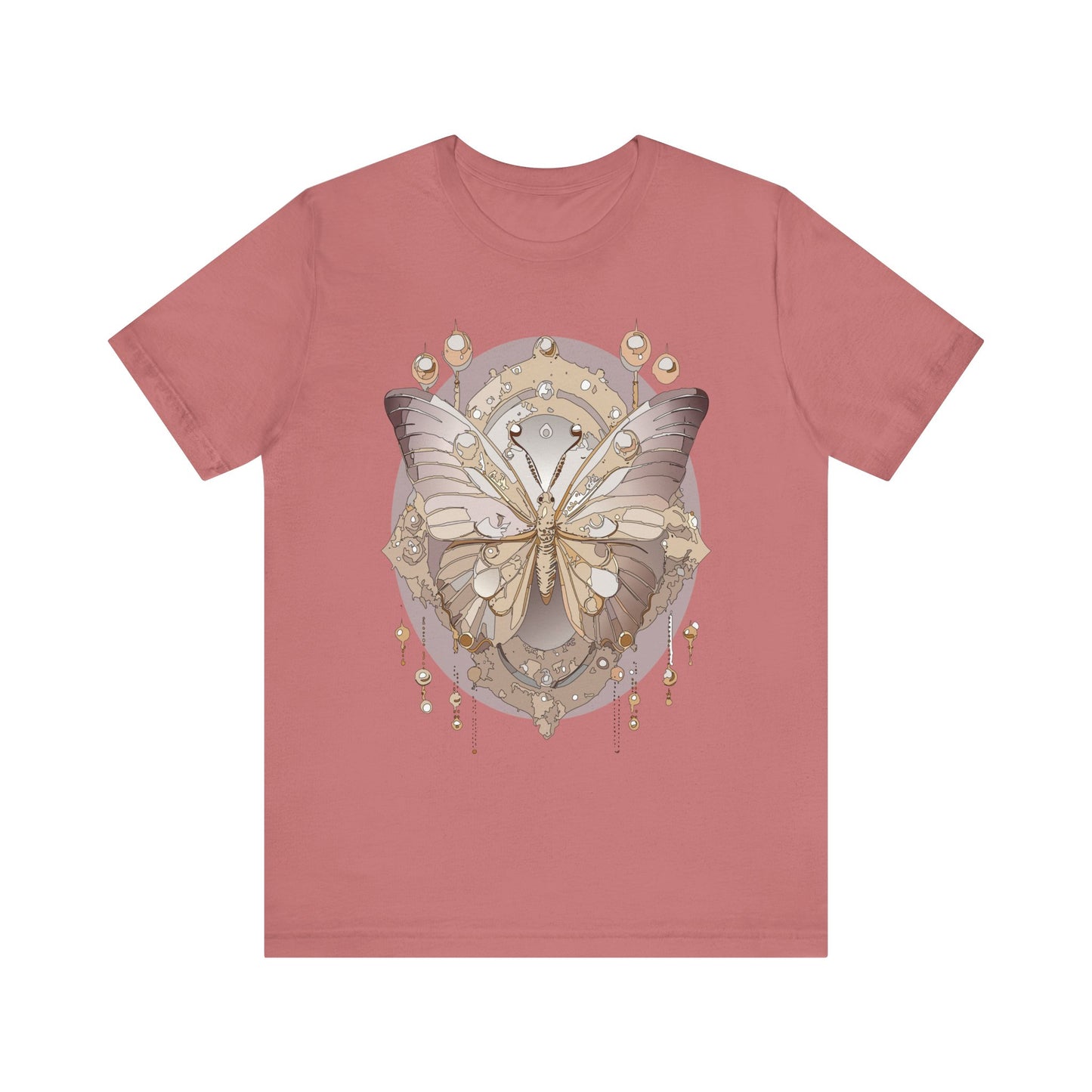 Butterfly Shirt, Shirt with Butterfly, Tee Shirt with Antique Butterfly