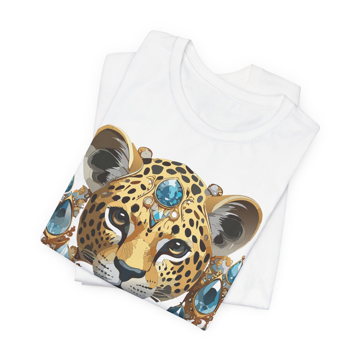 Animal Shirt, Shirt with Animal, Tee Shirt with Gold Animal Medal, Shirt with Antique Animal Medallion