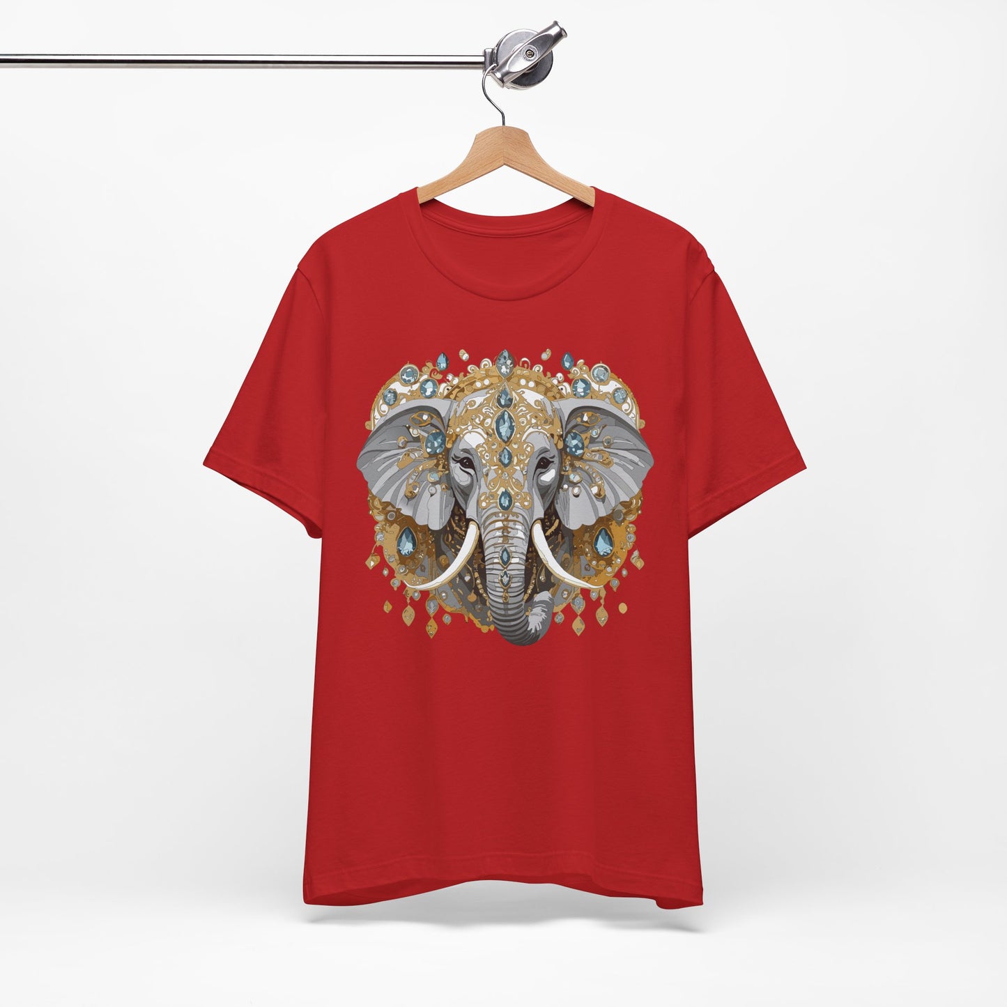 Animal Shirt, Shirt with Animal, Tee Shirt with Gold Animal Medal, Shirt with Antique Animal Medallion