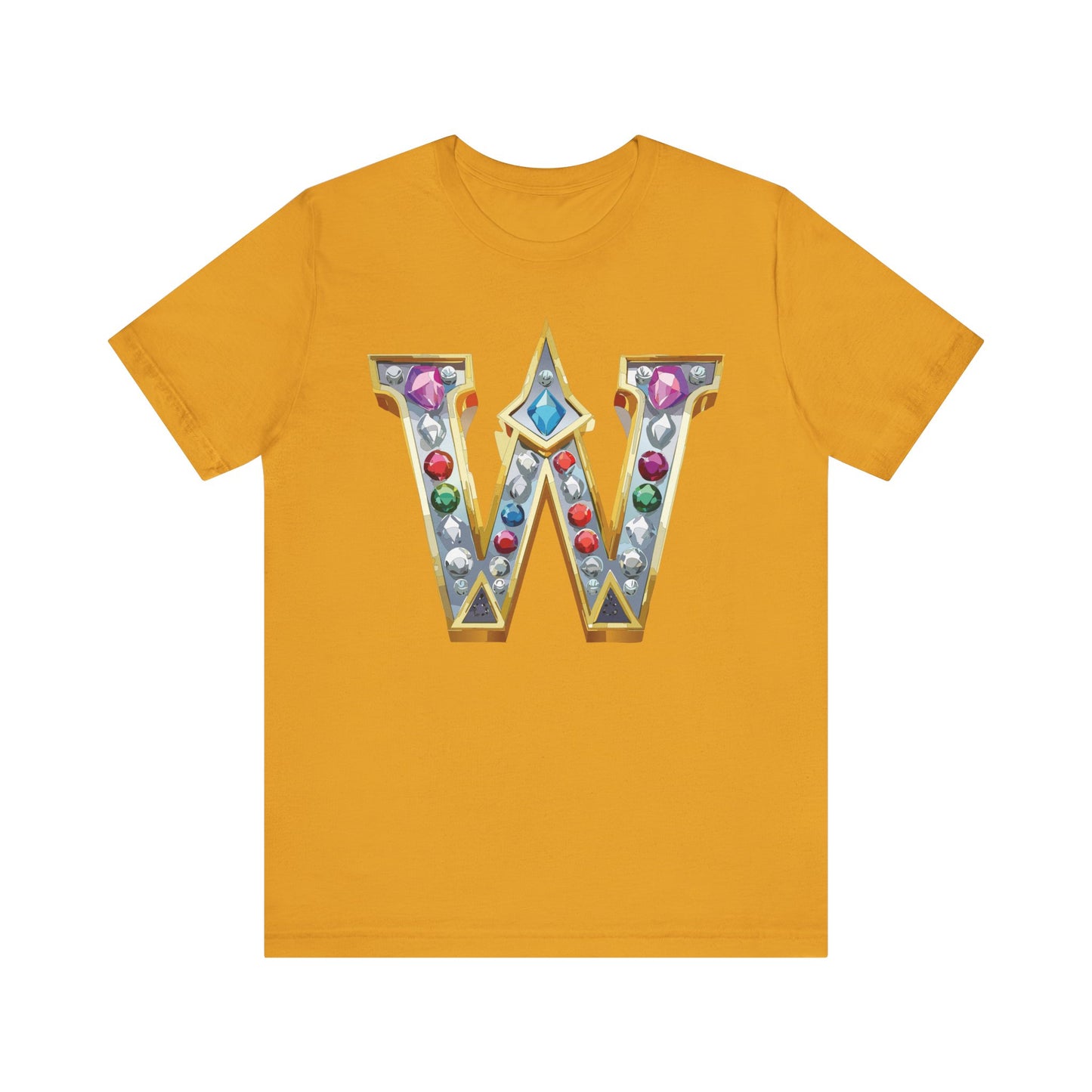 Letter Shirt, Shirt with Letters, Tee Shirt with Gold Letter, Shirt with Antique Letters