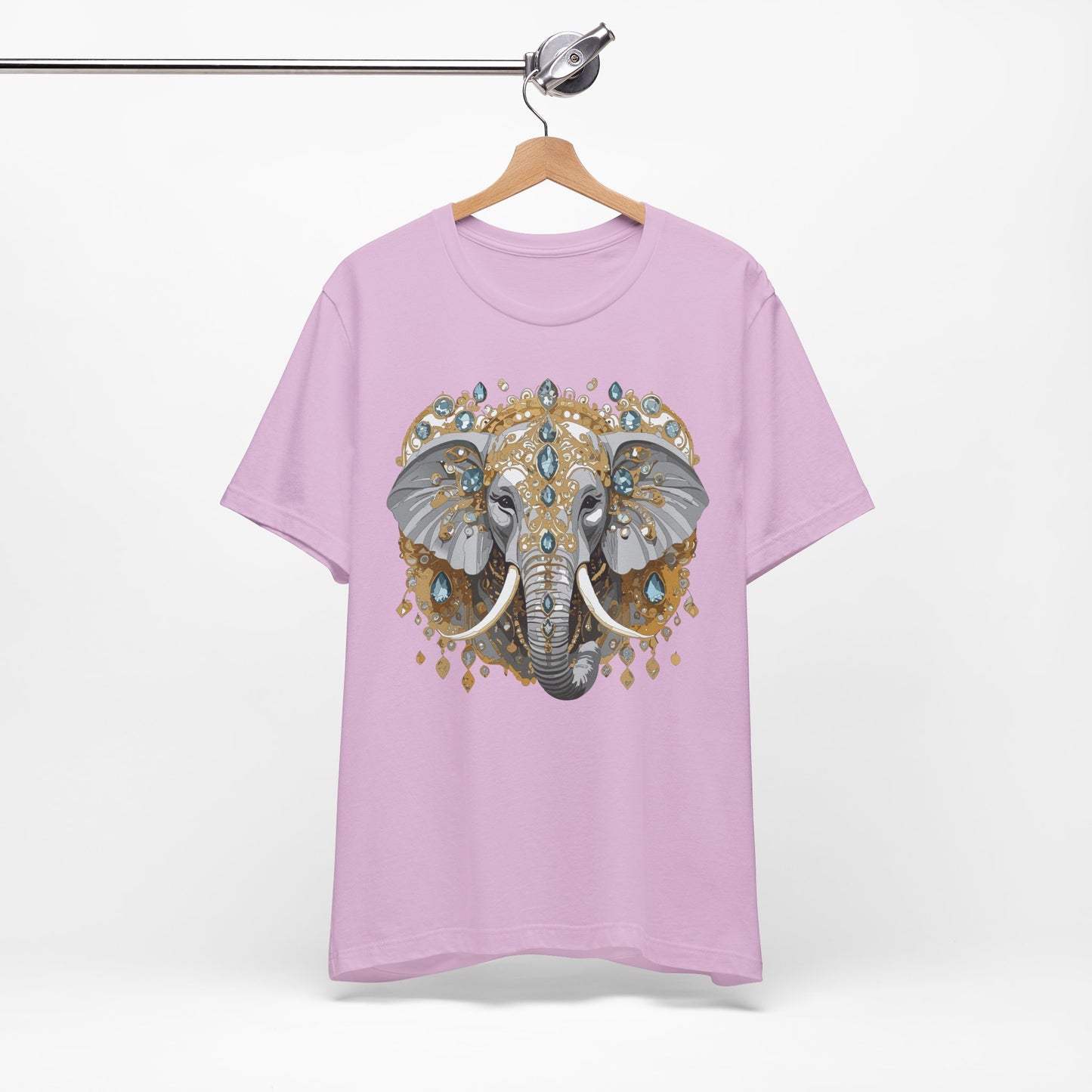 Animal Shirt, Shirt with Animal, Tee Shirt with Gold Animal Medal, Shirt with Antique Animal Medallion